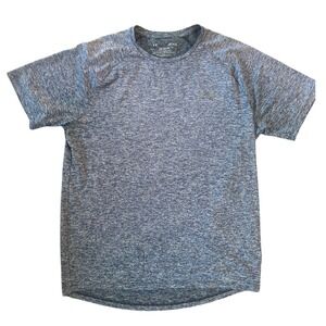 Under Armour Men's Tech Tee Short Sleeve Heathered Blue Athletic T-Shirt MD